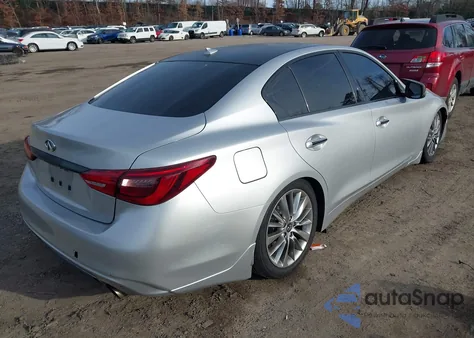 2019 Infiniti Q50 3.0T Luxe z USA, uszkodzony, nr VIN JN1EV7AR2KM554779